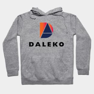 Daleko logo - dark vertical Hoodie